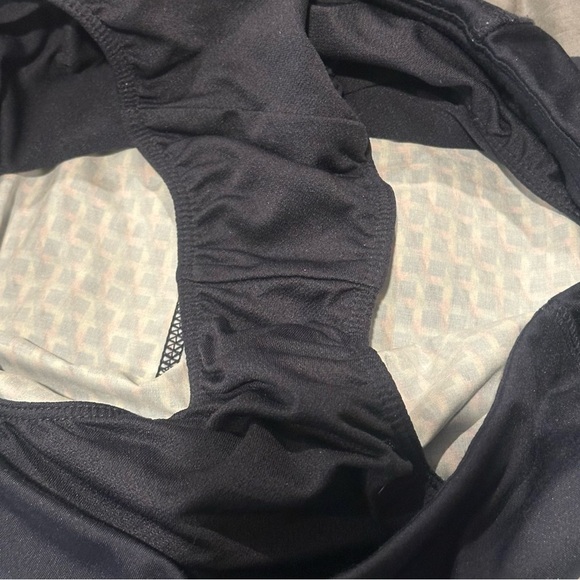 Athleta Ready Set Running Shorts Blue Tone Multi-Color Geo Design Size Small - Picture 13 of 13